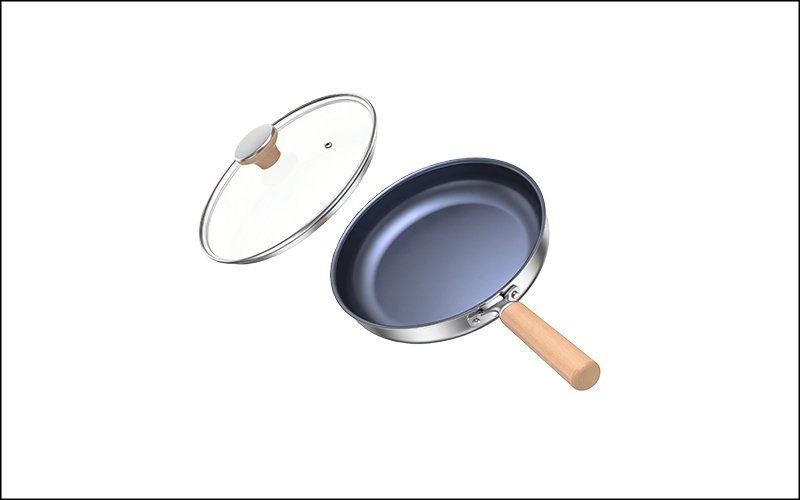 Titanium Frying Pan【Beechwood Handle】 - 2