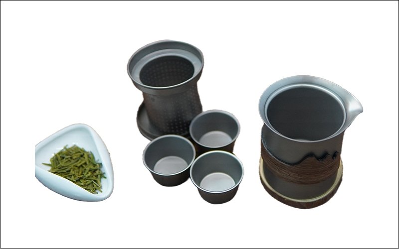 Titanium Tea Set - 3