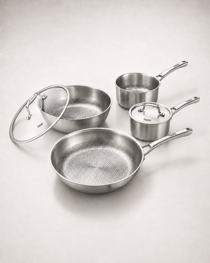 https://chatgpt.com/c/6a8a80c8-b5f0-83ea-b2d2-45619898f8c9#:~:text=TADO%20pure%20titanium%20hammered%20cookware%20collection%20with%20frying%20pans%2C%20saucepans%20and%20lids