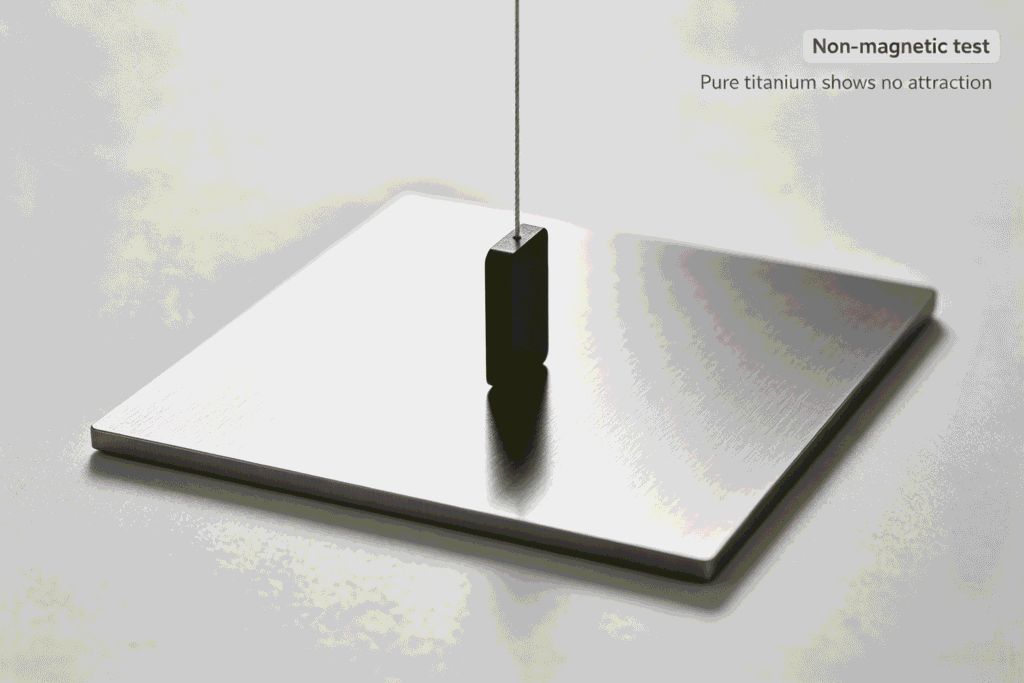 Magnetic-test-for-titanium-authenticity