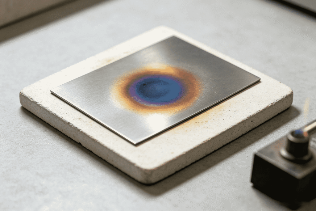 titanium-heat-change-test