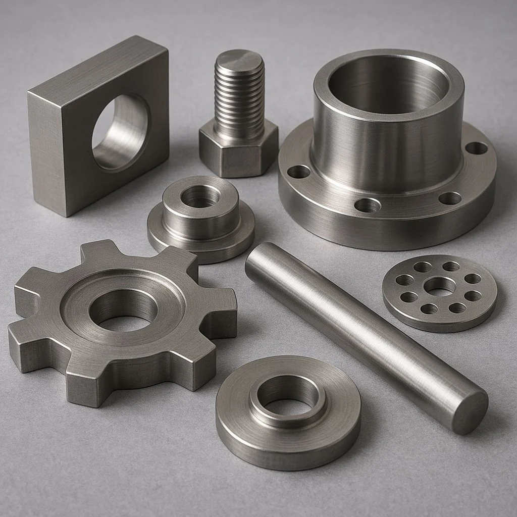 precision-machined industrial titanium components