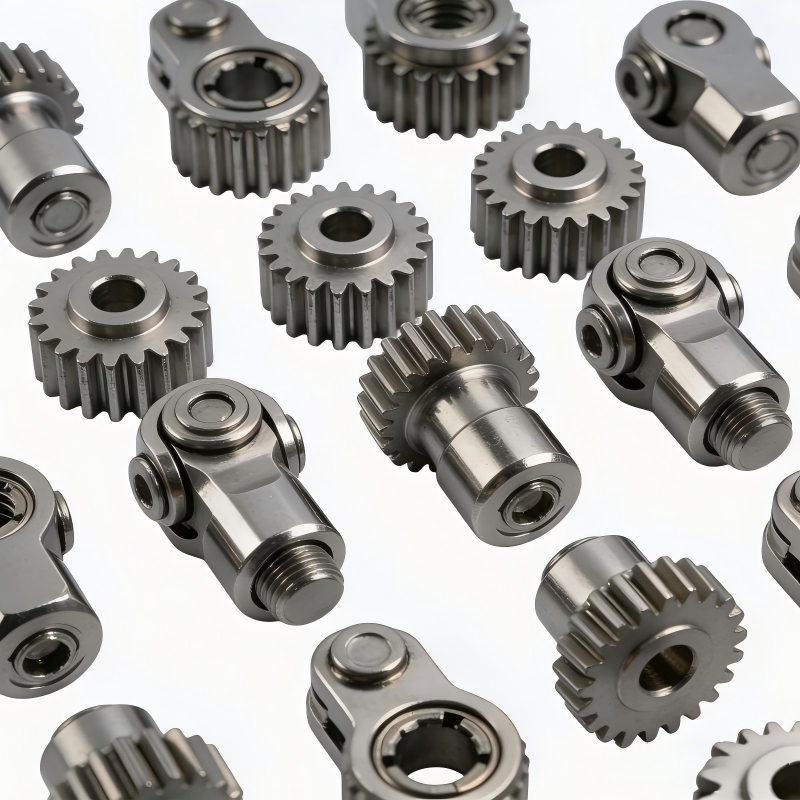 **Precision-machined titanium alloy gears and joint components for industrial robot actuators and motion systems.**
