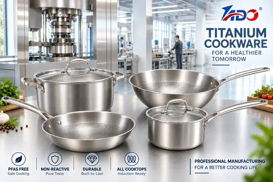 TADO titanium cookware manufacturer and cookware factory
